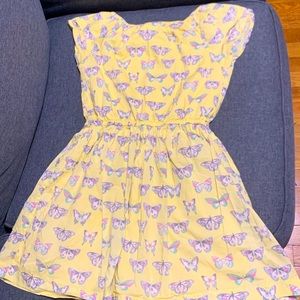 Gymboree girls size L(10/12) yellow dress